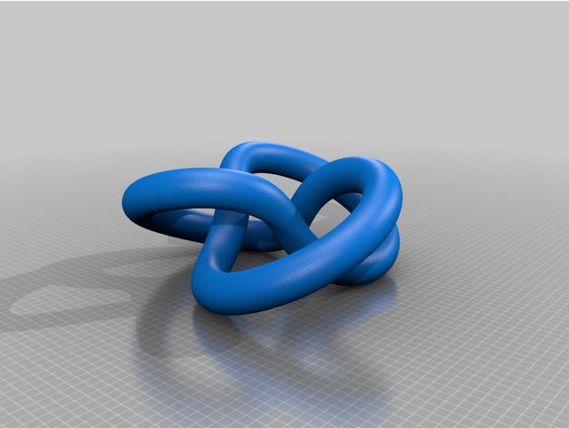 önemli düğüm geçişler matematik Sanat 3D print model - Mito3D