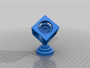 cubo fermacarte arredamento 3d print model - Mito3D