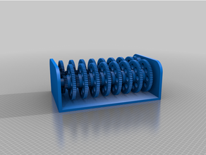 unendlichkeitsmaschine sonsuzluk makine Vinci dişli Getriebe mühendislik 3d print model - Mito3D