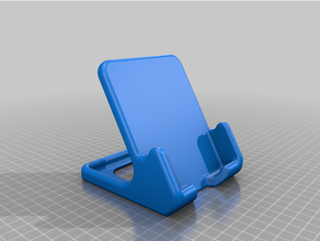 iphone cradle mobile phone stand 3d print model - Mito3D