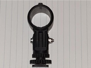 kızak adaptör lazer işaretleyici 23mm kamera 3d print model - Mito3D