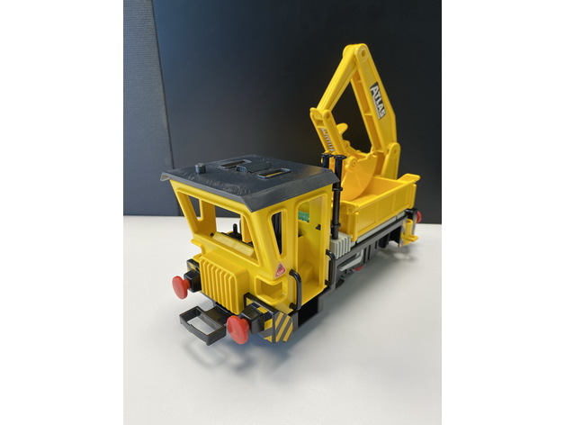Playmobil inşaat treni dach oyuncak oyun Aksesuarlar çatı tren 3D print model - Mito3D