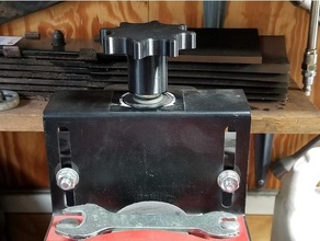 4-inch knob oregon blade grinder stone height adjuster parts 3d print model - Mito3D