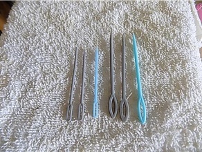 boye yarn needles large small bent straight sla printer household 3d print model - Mito3D
