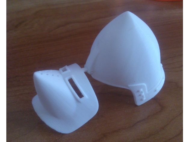 1 6 casque baron Chevalier jouet Jeu accessoires 3D print model - Mito3D