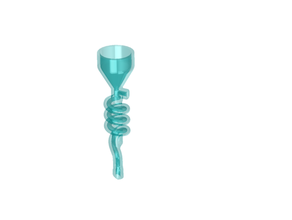 helical wine aerator kitchen & dining 3d print model - Mito3D