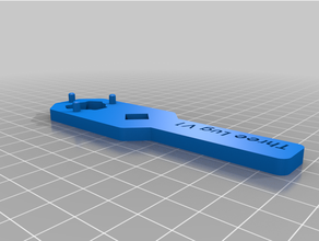 oméga patte outil outils monter silencieux clé 3d print model - Mito3D