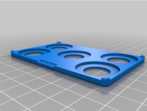 ridge wallet quarter tray accessories 3d print model - Mito3D