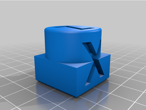 prueba cubo 25x25mm 3d impresión pruebas 3d print model - Mito3D