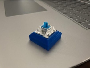 simple mechanical switch holder 3d printing 3d print model - Mito3D
