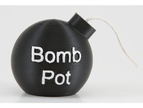 bombe pot bouton poker jouet Jeu accessoires 3d print model - Mito3D