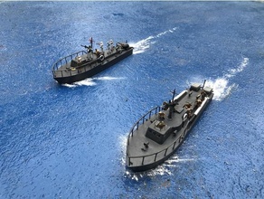 1 72 ijn t 14 motor torpedo barco equipe técnica jogos 3d print model - Mito3D