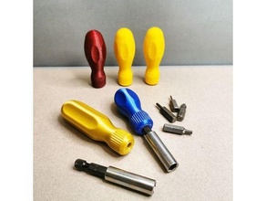 screwdriver handle hand tools adapter beer tap bit hex holder 3d print model - Mito3D