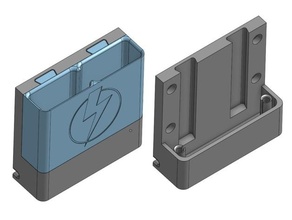 wandhalterung accumulatore energia scala gadget 3d print model - Mito3D