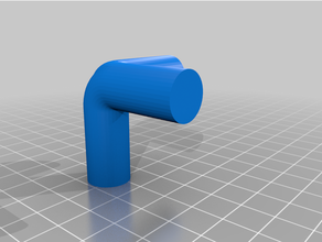 cloruro polivinilo tubo conexión partes 3d print model - Mito3D