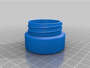 pillbox customizable thread containers 3d print model - Mito3D