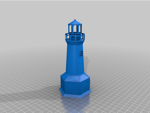 deniz feneri tealight Lamba dekor 3d print model - Mito3D