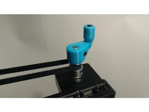 axis manual crank belt-linked dual drive 3d printer accessories 3d print model - Mito3D