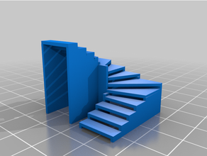 escalier escaliers 3d impression 3d print model - Mito3D