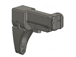 einstellbar falten Picatinny Arm Klammer Sport draußen stabilisierend 3d print model - Mito3D