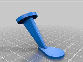 sandal toe post 3d print model - Mito3D