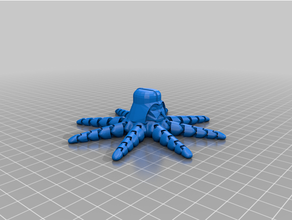 vaderpus creatures articulated darth vader octopus 3d print model - Mito3D