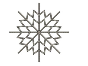 bala pixel copo nieve hilandero Navidad decoración aire libre ligero ws2811 ws2812 luces x decoraciones 3d print model - Mito3D