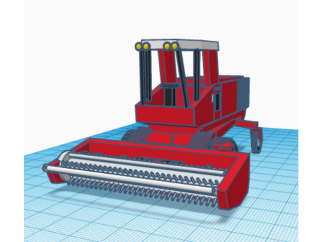 heston 6450 propulsado hileradora vehiculos 3D print model - Mito3D