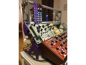 eurorack stand music case 3d print model - Mito3D