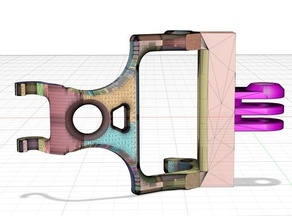 ps4 Regler ds4 Halter Unterstützung modular Montage Video Spiele montieren Doppelschock 4 Playstation 3d print model - Mito3D