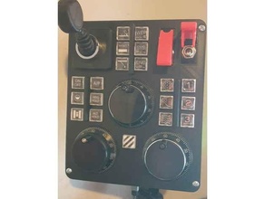 virpil control panel kind 3d printing buttons flight sim space 3d print model - Mito3D