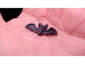 cute halloween bat decor 3d print model - Mito3D