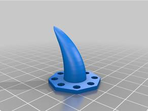 tail spikes costume halloween 3d print model - Mito3D