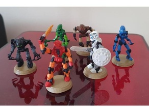 bionicle quest makuta toa mata minature game pieces toy & accessories boardgame lego miniature tabletop 3d print model - Mito3D