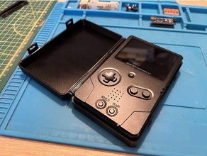 jogos Garoto avançar sp desequilibrado caixa vídeo boxypixel carregando caso bainha game Boy gba Nintendo impressão colocar 3d print model - Mito3D