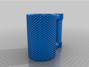 estriado copo 3d impressão 3d print model - Mito3D