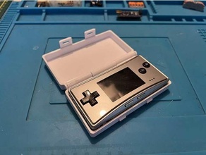 jogos Garoto micro caixa caso bainha vídeo carregando game Boy gbm impressão colocar 3d print model - Mito3D