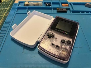 jogos Garoto cor caixa caso bainha vídeo carregando game Boy gbc Nintendo impressão colocar 3d print model - Mito3D