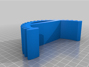 geared smartphone holder mobile phone 3d print model - Mito3D
