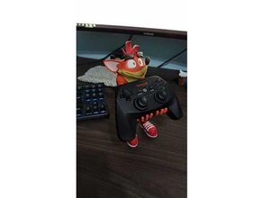 çökmek bandicoot kontrolör ayakta durmak gadget'lar Crashbandicoot video oyunu oyun 3d print model - Mito3D