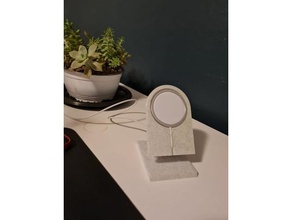 iphone 12 pro - magic stand magsafe charge watch photograph mobile phone apple 3d print model - Mito3D