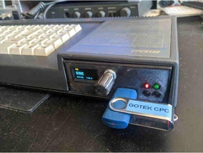 amstrad cpc 6128 gotek adapter  amstrad cpc gotek case