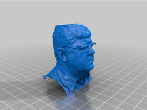 les head walking stick scans & replicas 3d print model - Mito3D