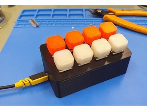 Makro Tastatur Gadgets Tastenkappen Knöpfe Makerlab mechanisch vererben Stream Deck Schalter USB 3d print model - Mito3D