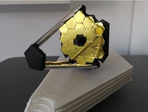 jwst teleskop özel James Webb kirpik impresi fizik astronomi 3d print model - Mito3D