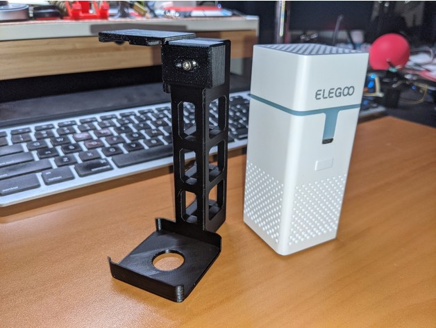 elegoo air purifier mount photon mono se 3d printer accessories anycubic 3D print model - Mito3D