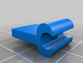 usba cable holder clip management usb 3d print model - Mito3D