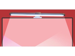 led bar monitor gadgets gadget mount light strip workstation 3d print model - Mito3D