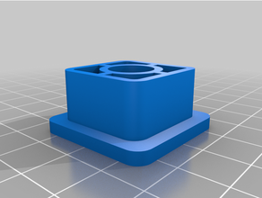 piazza tubo inserire 30x30x3 quadrato tappo filettato m10 Fai 30x30 dado drive in squarerohr 3d print model - Mito3D
