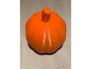 twist lock pumpkin - hidden remix containers box container halloween puzzle twisty 3d print model - Mito3D